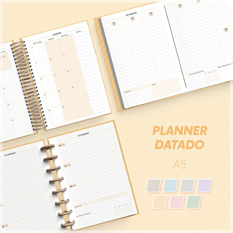 Encadernação - Planner 27 Datado A5