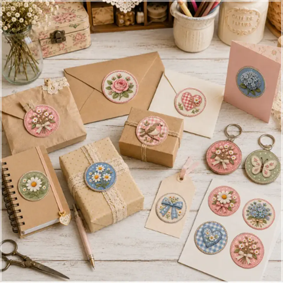 Arquivo de Corte Adesivos Floral Fofos 5cm 5 1