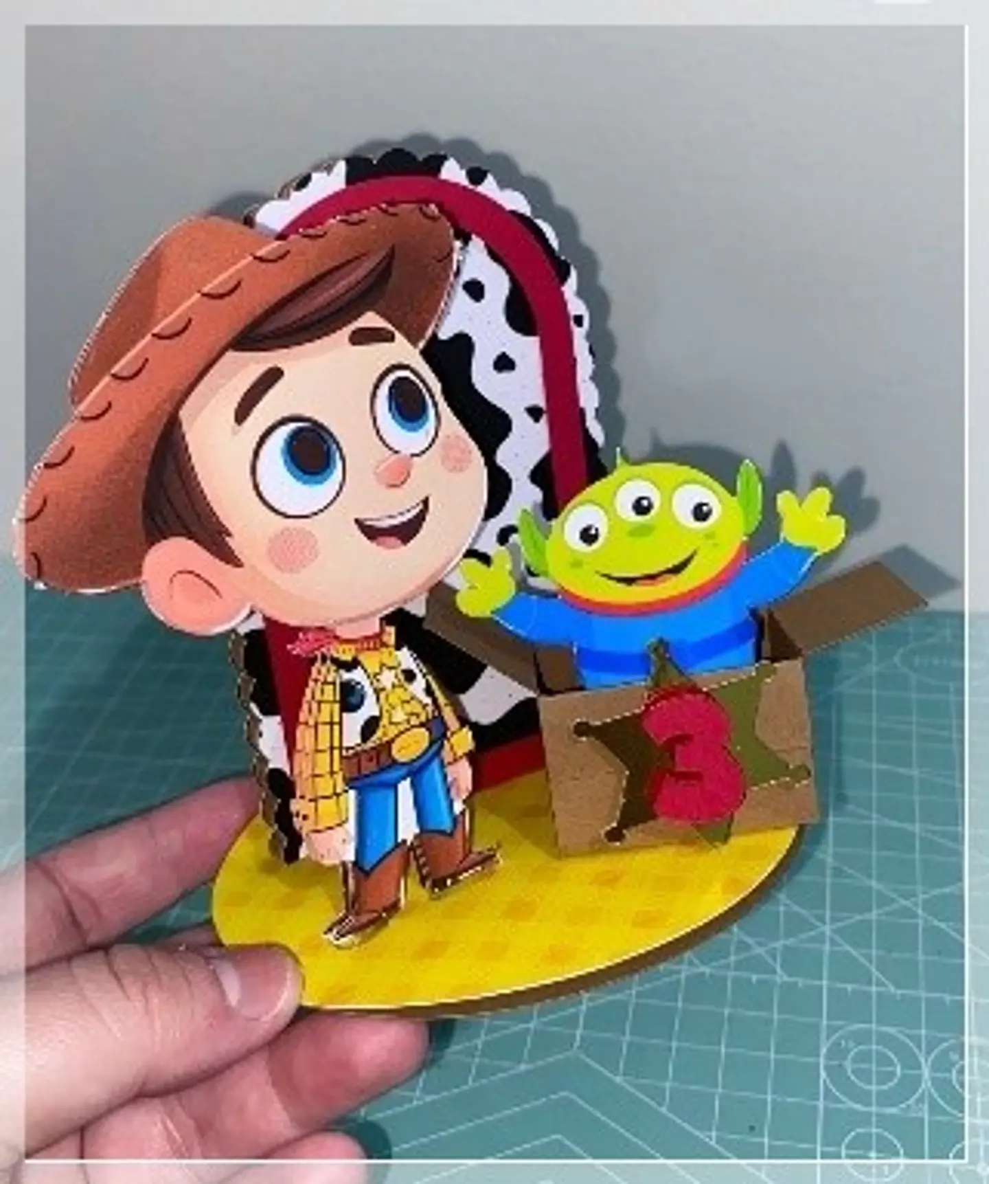 Arquivo de Corte Topo de Bolo Cenário Vela Toy Story 1 1