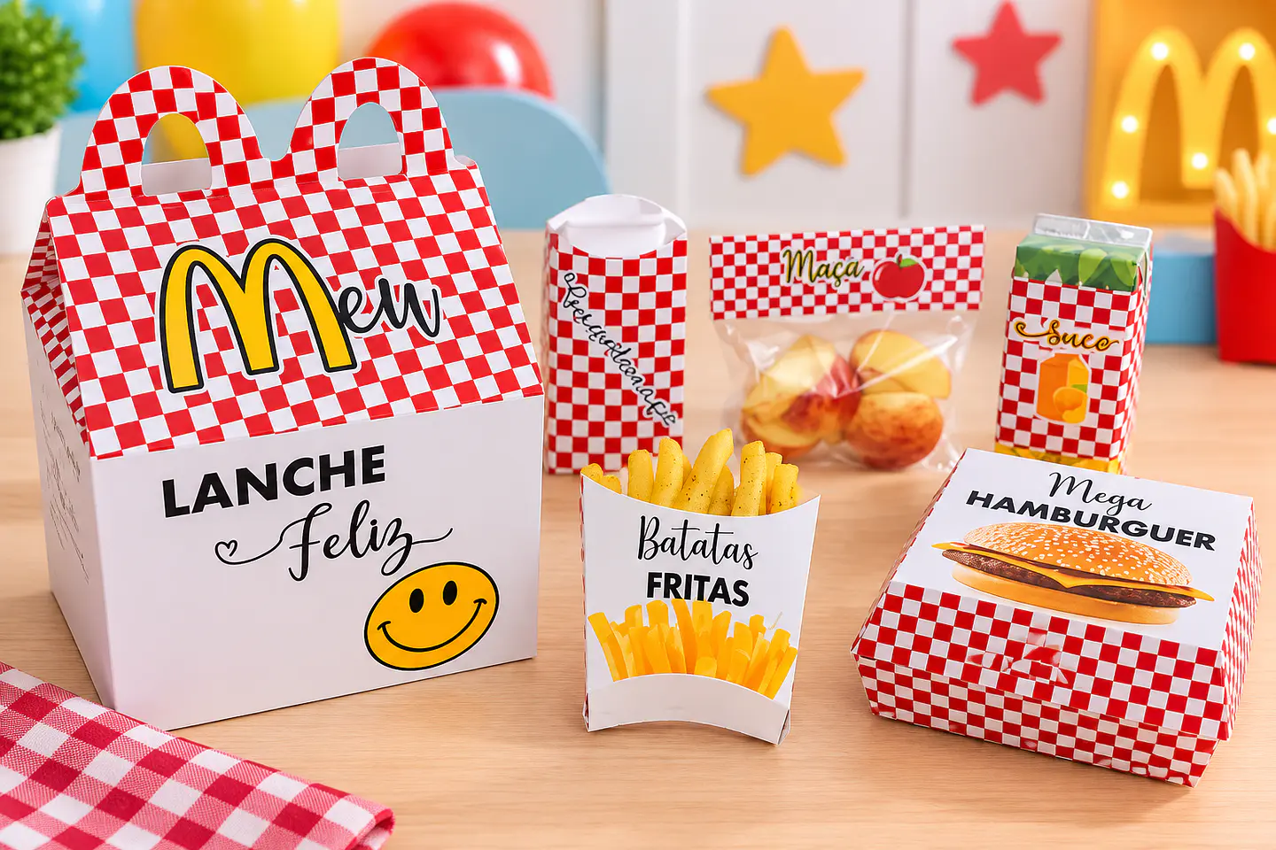Arquivo de Corte Kit Combo Kit Lanche Feliz Dia das Crianças 2 1