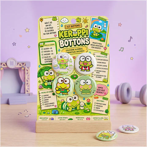Arquivo de Corte Bottons Keroppi 56