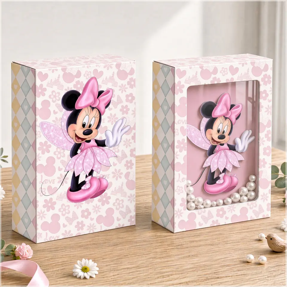 Arquivo de Corte - Caixa Alta com Visor Minnie Fada 1 1