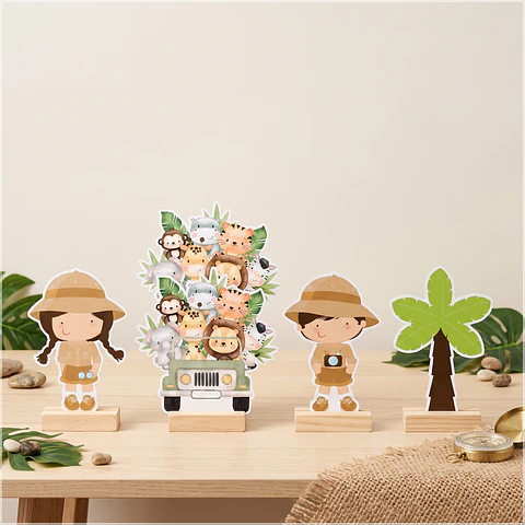 Arquivo de Corte - Display de Mesa Safari