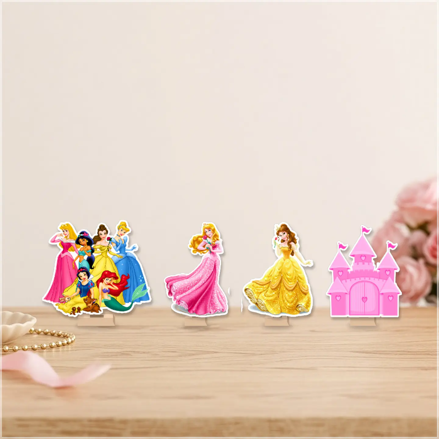 Arquivo de Corte - Display de Mesa Princesas 1