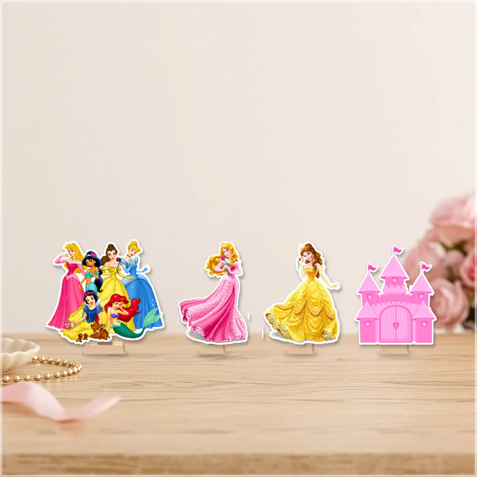 Arquivo de Corte - Display de Mesa Princesas 1