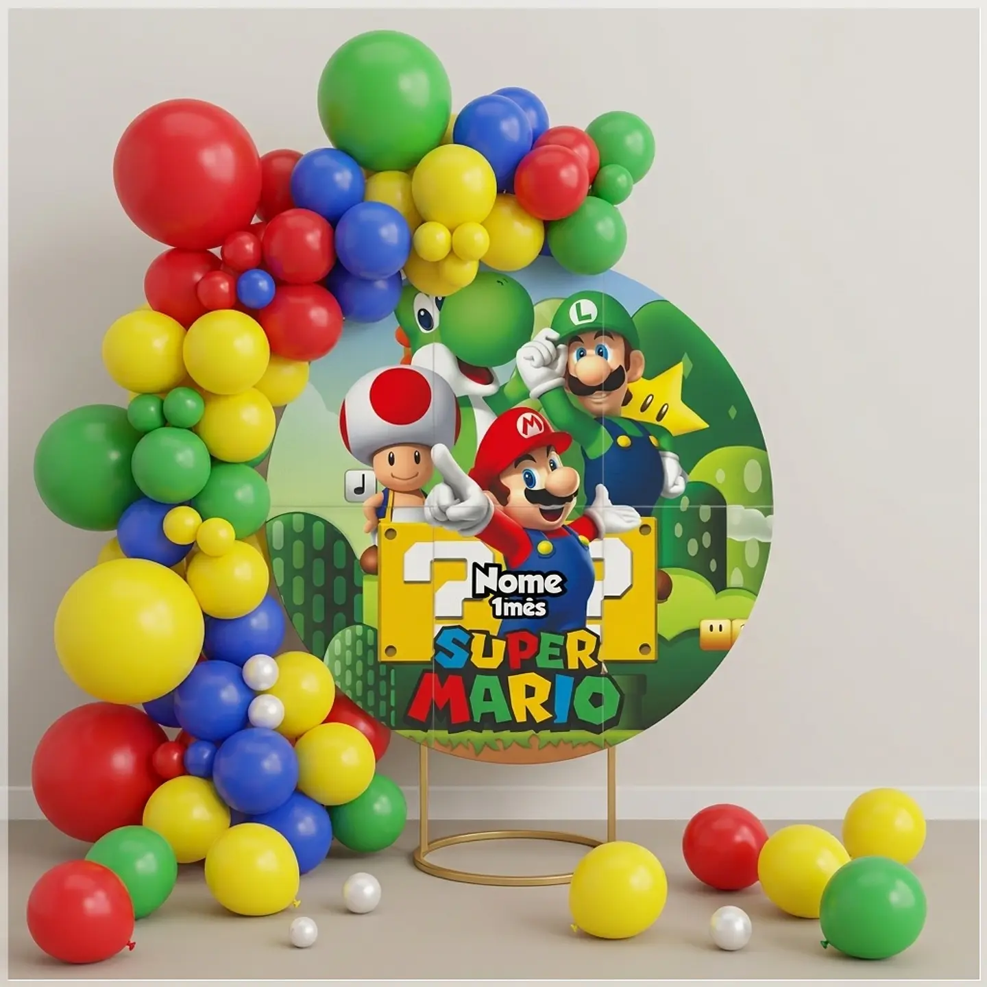 Arquivo de Corte - Painel 50X50 Mario 1