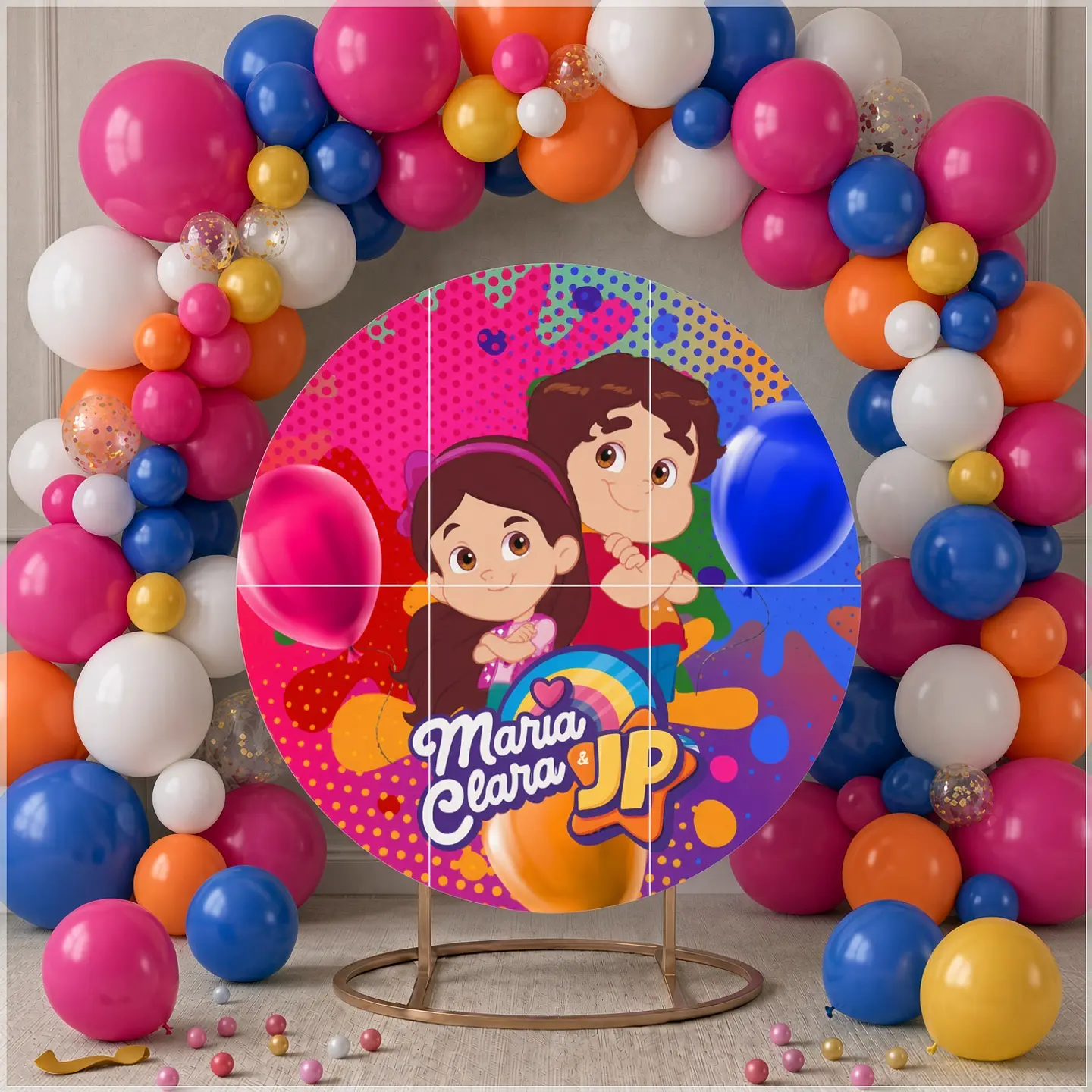 Arquivo de Corte - Painel 50X50 Maria Clara e JP 1