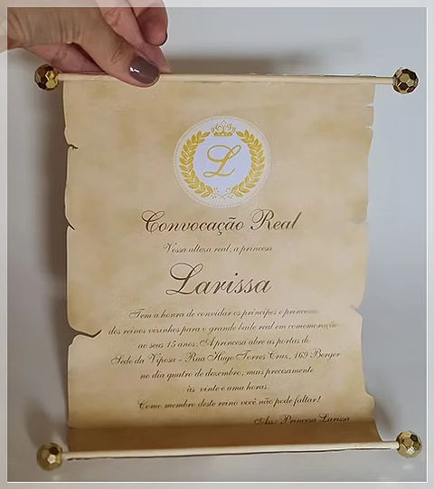 Arquivo de Corte Convite Pergaminho 1