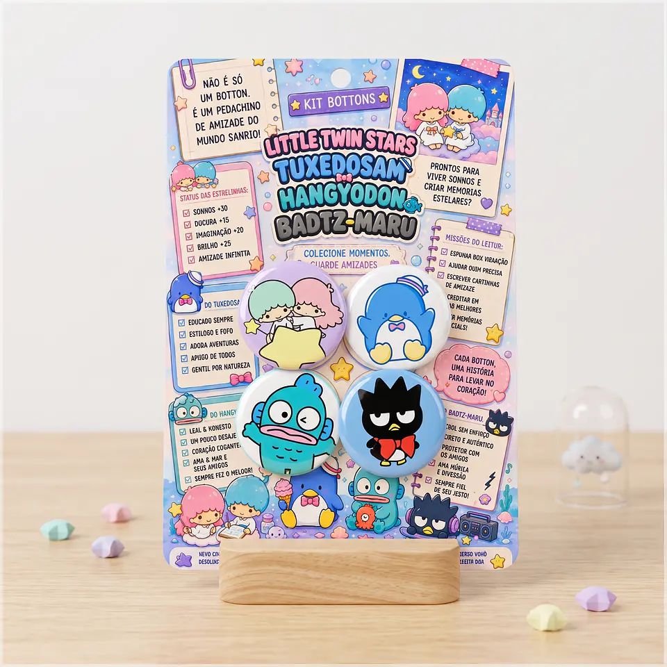 Arquivo de Corte Bottons Sanrio Personagens 58 1