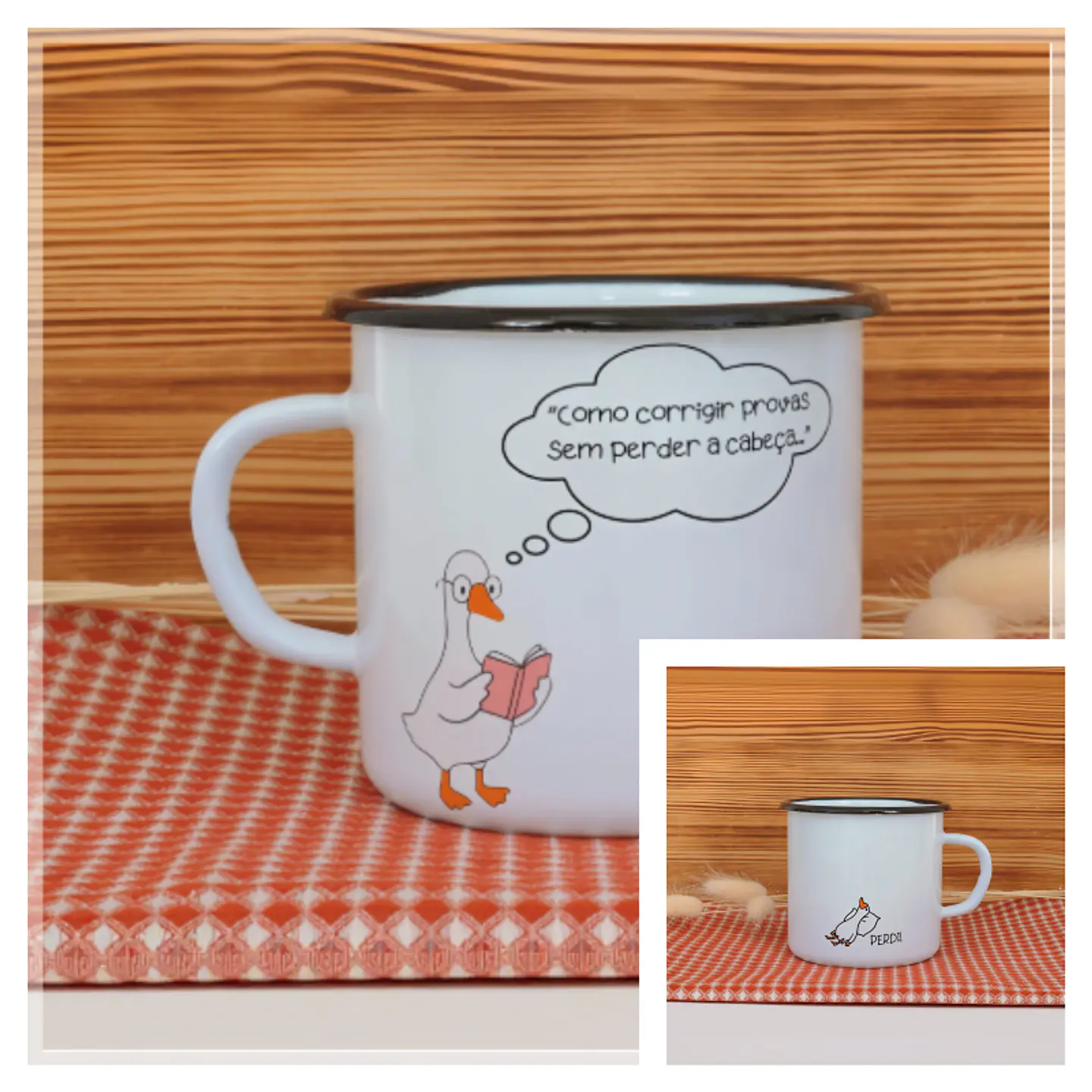 Sublimação - Caneca Como corrigir provas sem perder a Cabeça Dia dos Professores 1