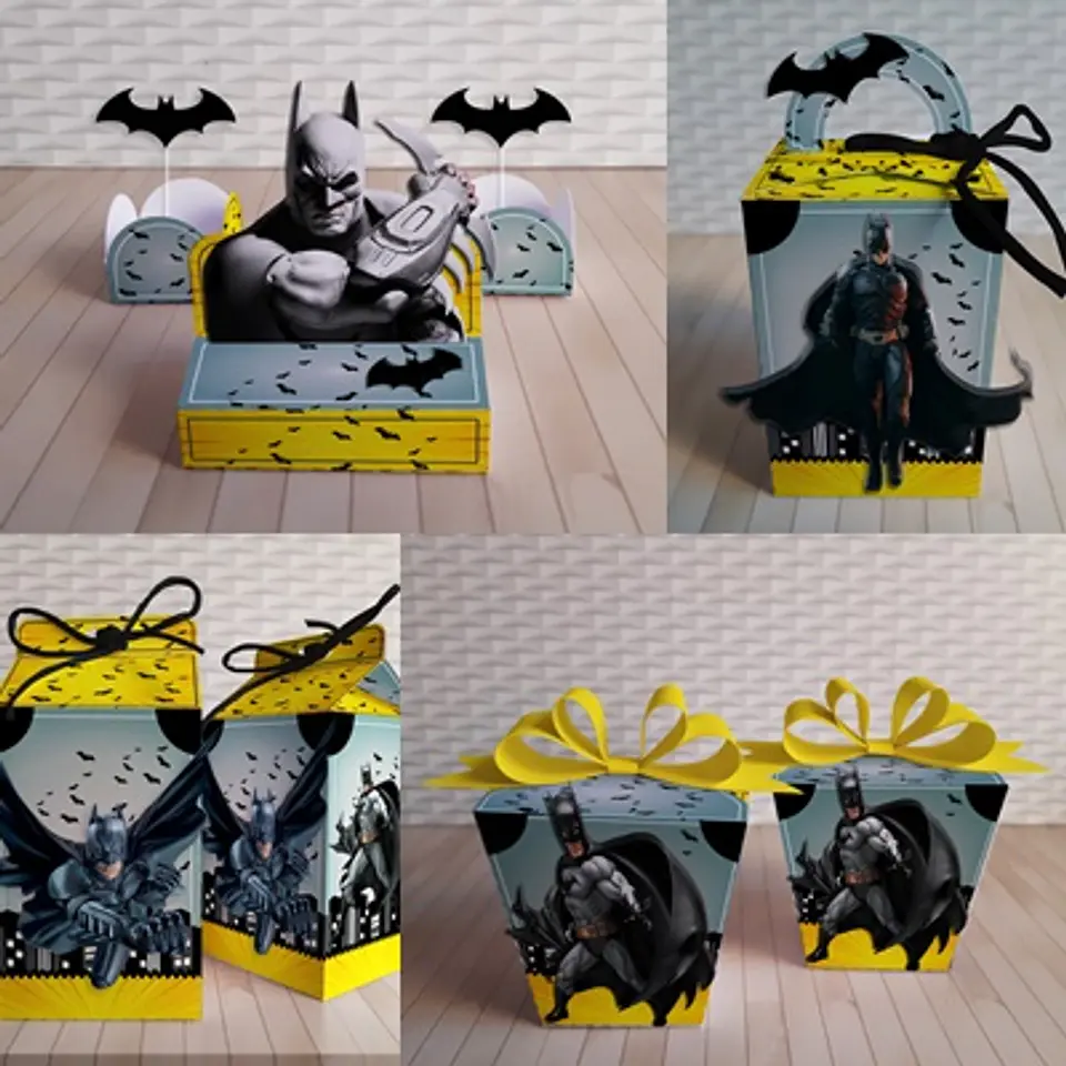 Arquivo de Corte Kit Festa Batman 31 1