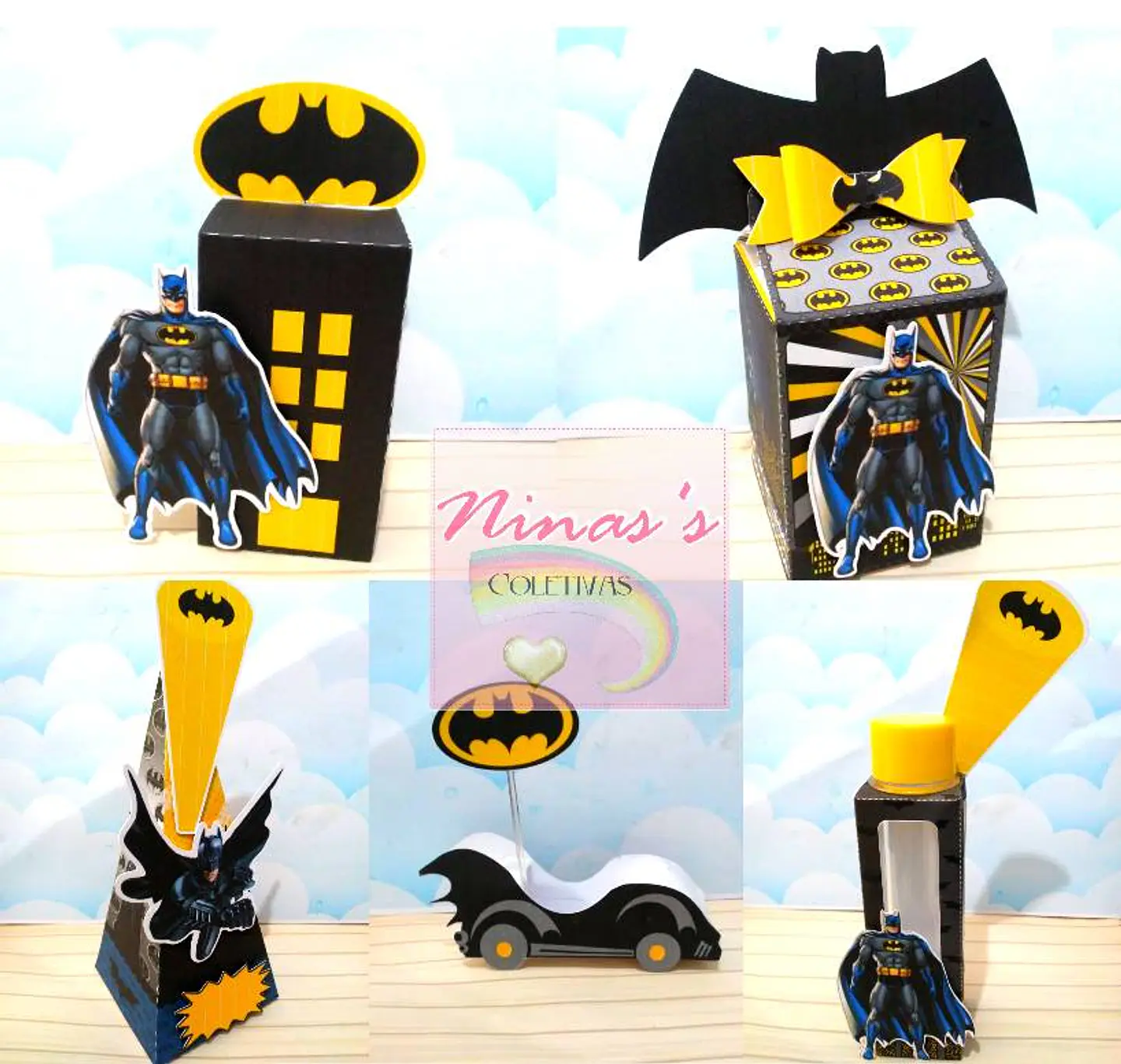 Arquivo de Corte Kit Festa Batman 30 1