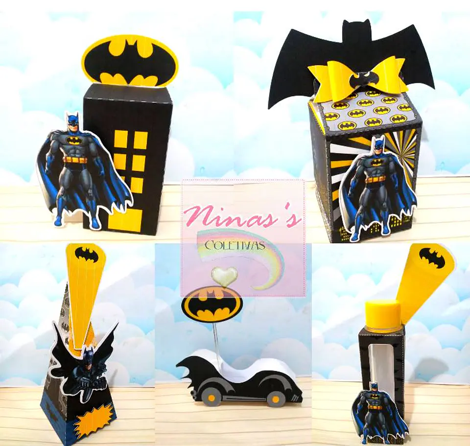 Arquivo de Corte Kit Festa Batman 30 1