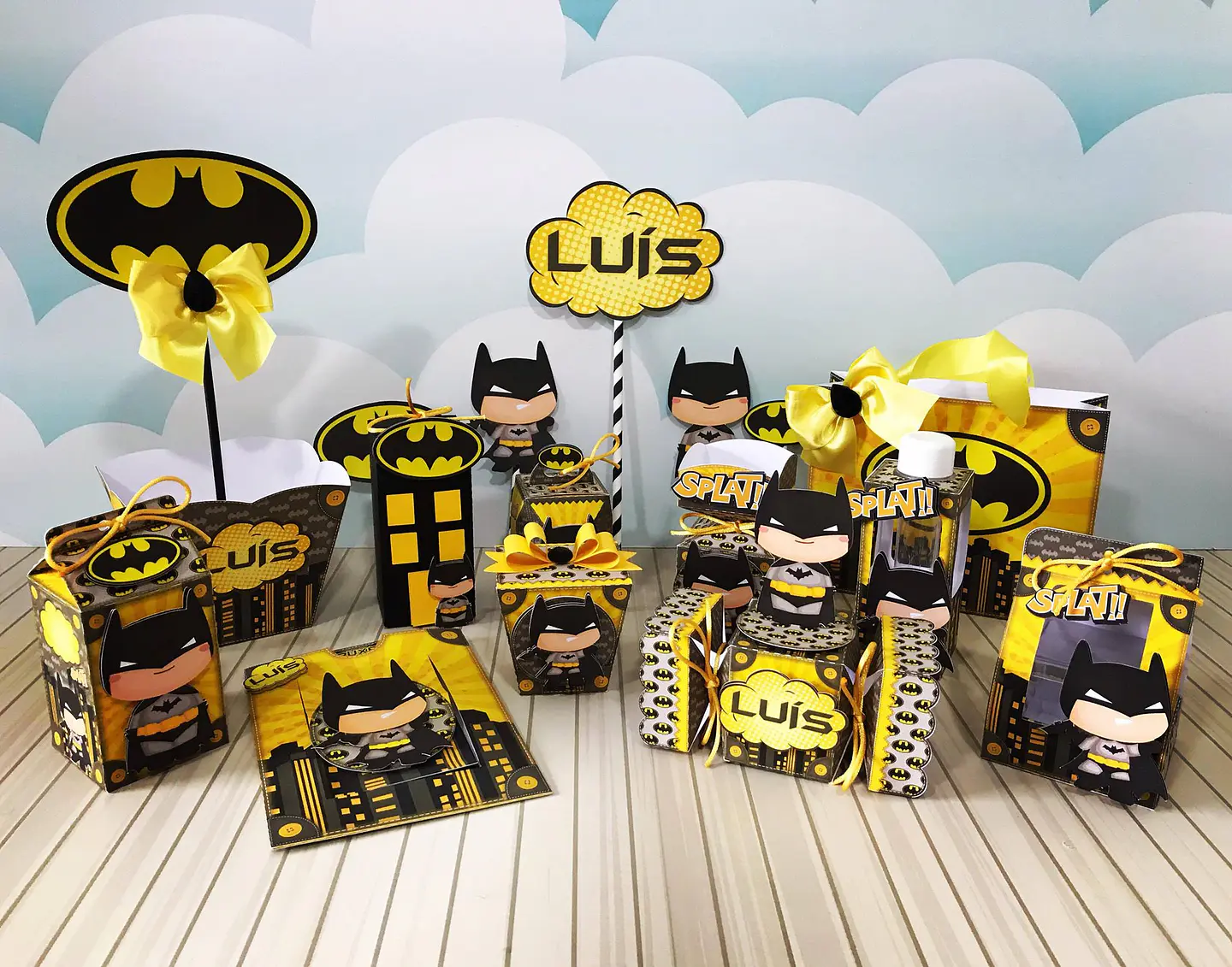 Arquivo de Corte Kit Festa Batman 28 1