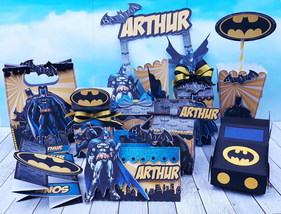 Arquivo de Corte Kit Festa Batman 23 1
