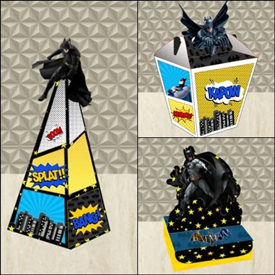 Arquivo de Corte Kit Festa Batman 20 1