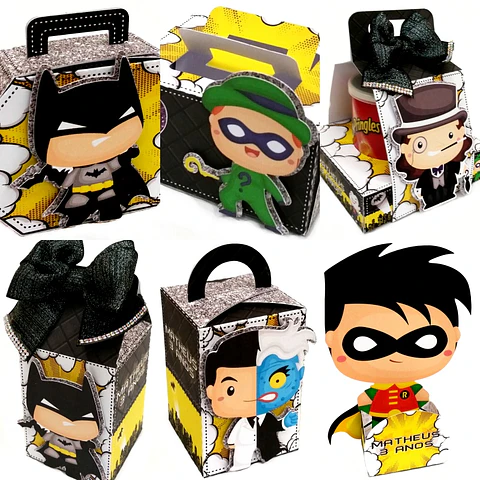 Arquivo de Corte Kit Festa Batman 19