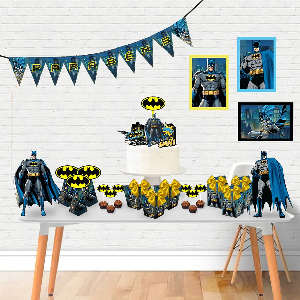 Arquivo de Corte Kit Festa Batman 6 1