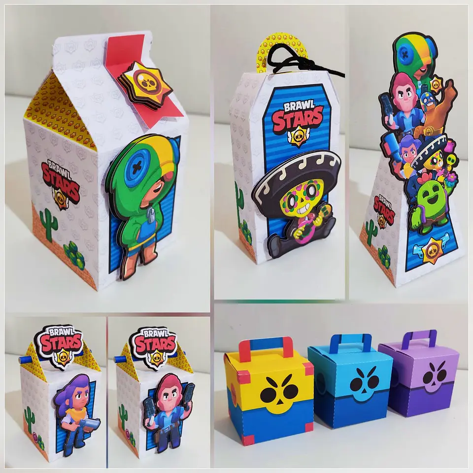 Arquivo de Corte Kit Festa Brawl Stars 8 1