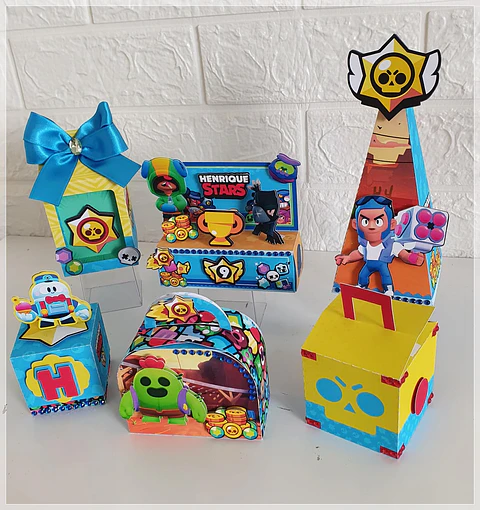 Arquivo de Corte Kit Festa Brawl Stars 7