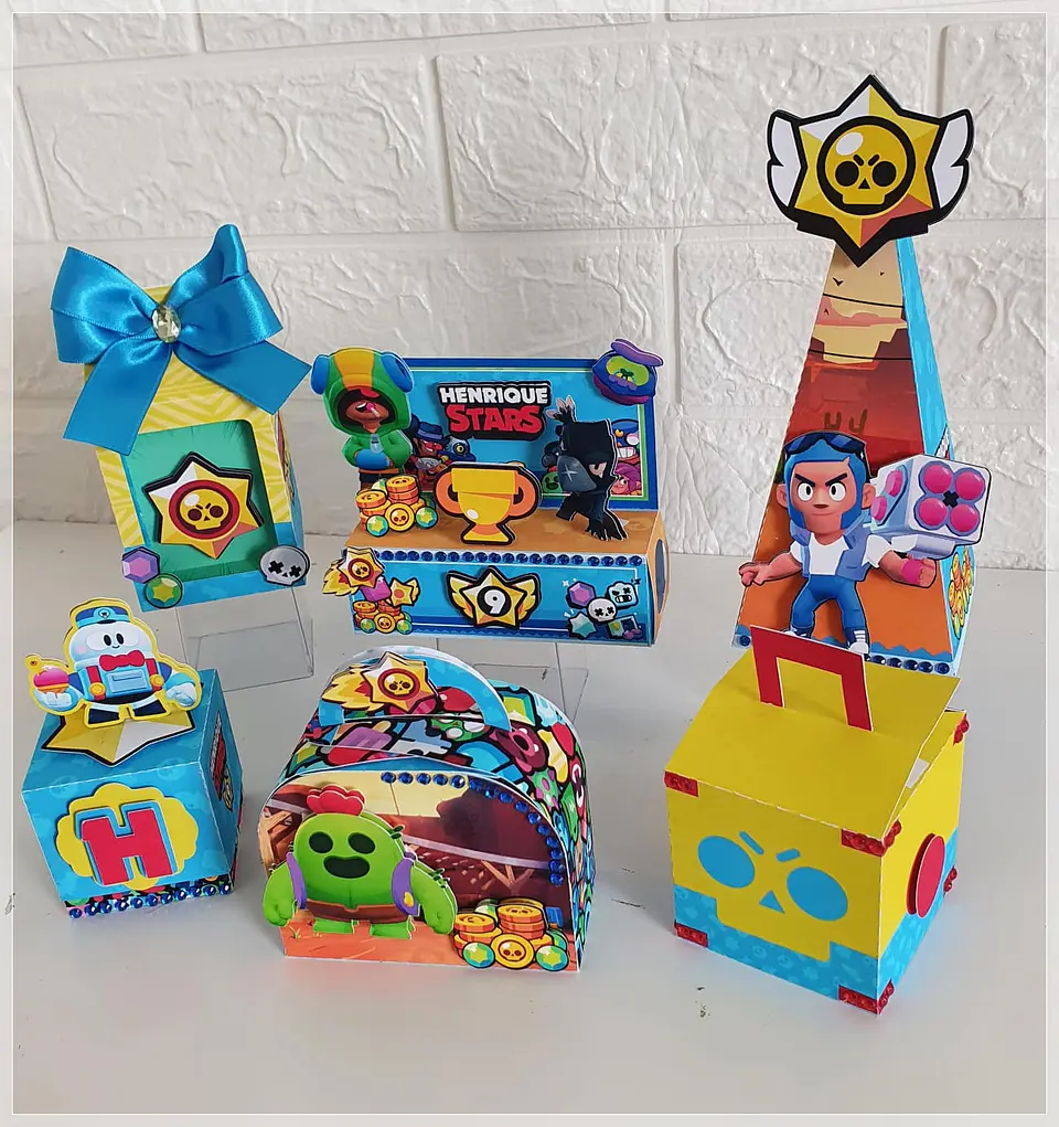 Arquivo de Corte Kit Festa Brawl Stars 7 1