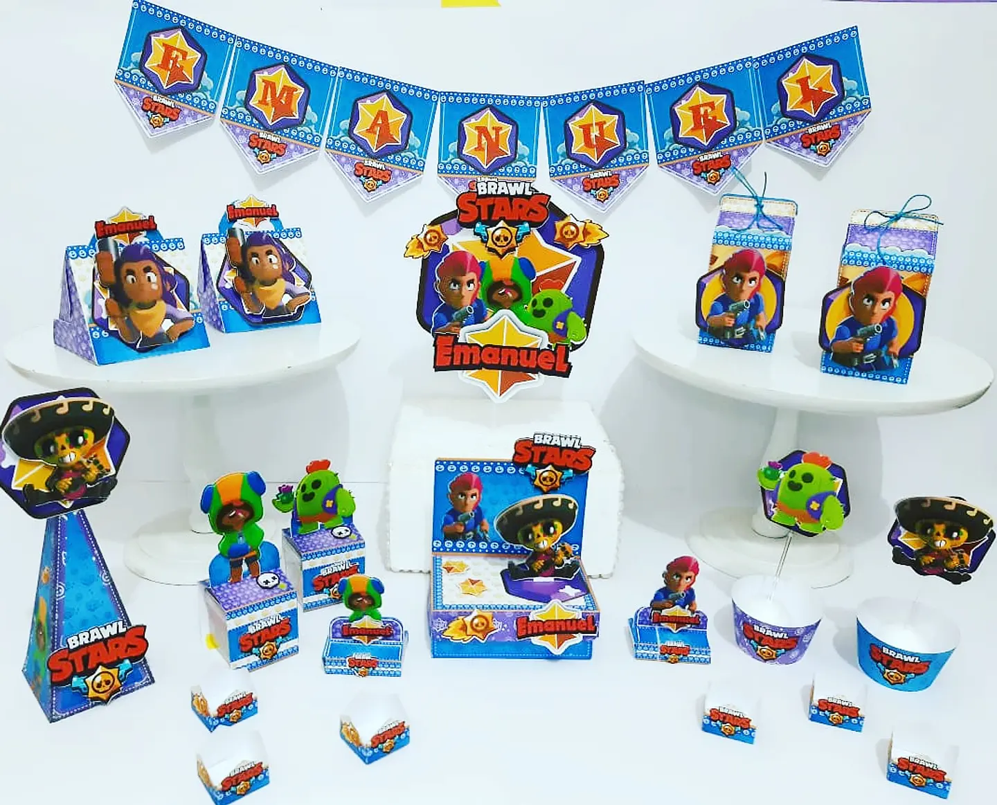 Arquivo de Corte Kit Festa Brawl Stars 3 1
