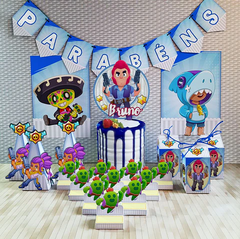 Arquivo de Corte Kit Festa Brawl Stars 2