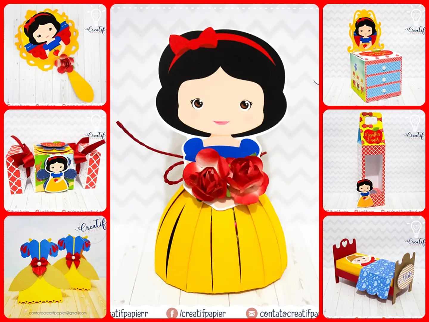 Arquivo de Corte Kit Festa Branca de Neve 14 1