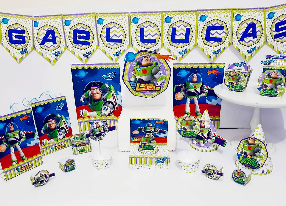 Arquivo de Corte Kit Festa Buzz Lightyear 1 1