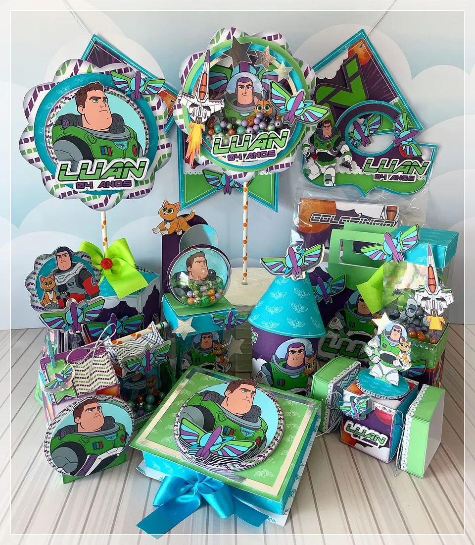 Arquivo de Corte Kit Festa Buzz Lightyear 3 1