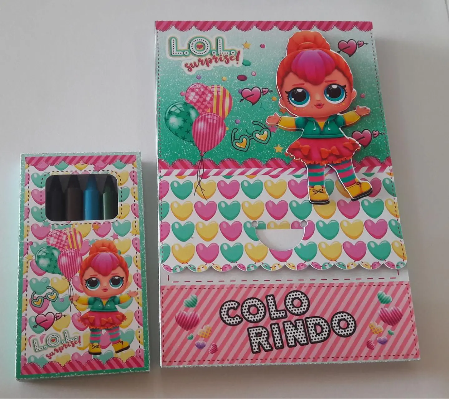 Arquivo de Corte Cx Diversão - Colorir Kit Colorir Bloquinho Dia das Crianças 4 1