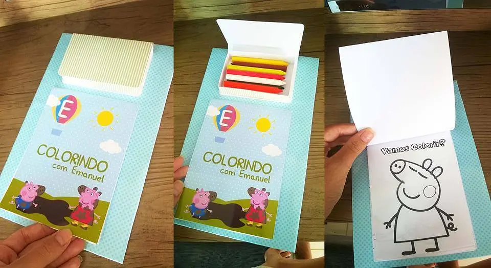 Arquivo de Corte Cx Diversão - Colorir Caixinha Giz + Capa Livrinho Colorir Dia das Crianças 3 1
