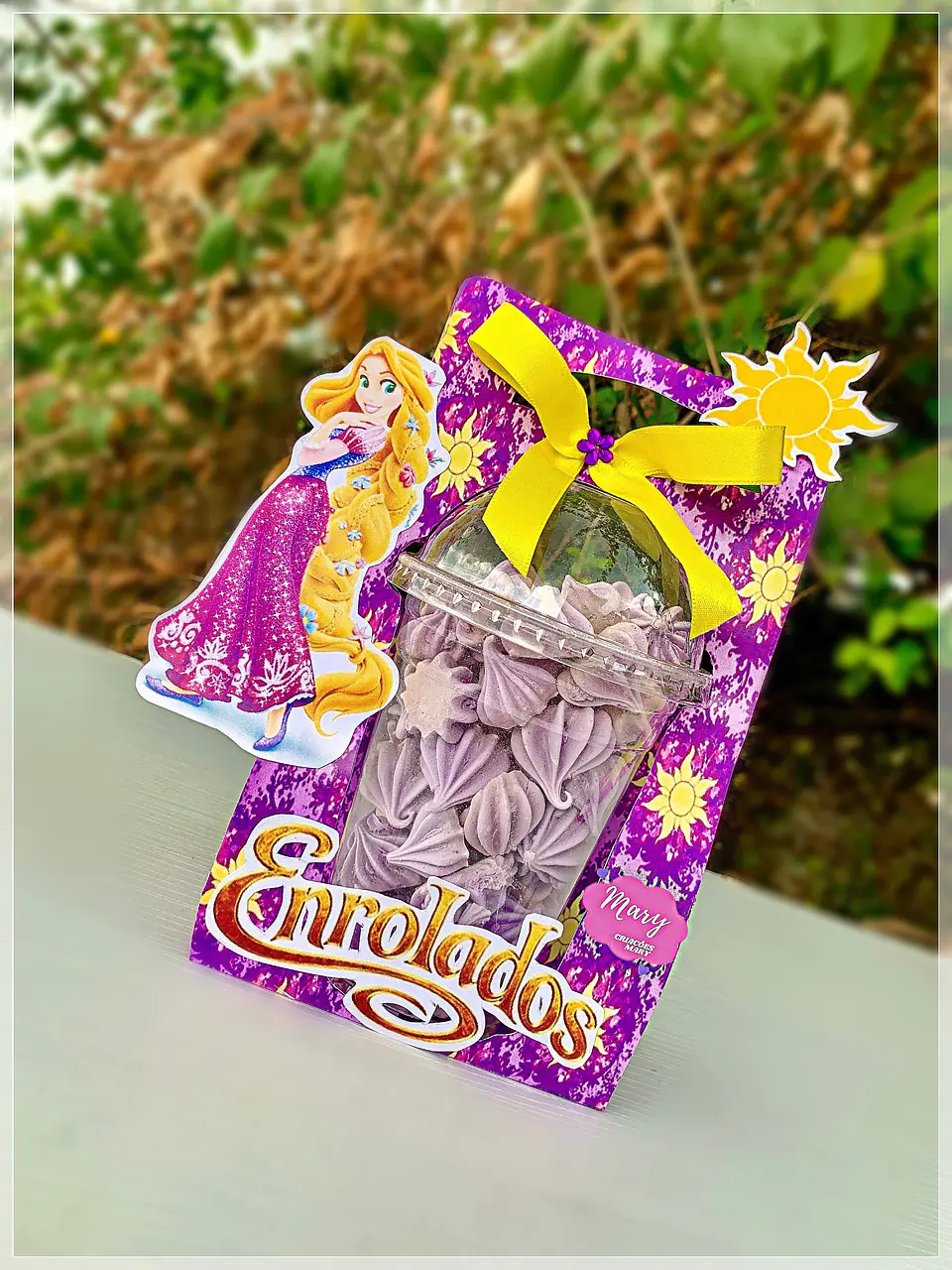 Arquivo de Corte Caneca-Copo Caixa copo bolha Rapunzel Dia das Crianças 6 1