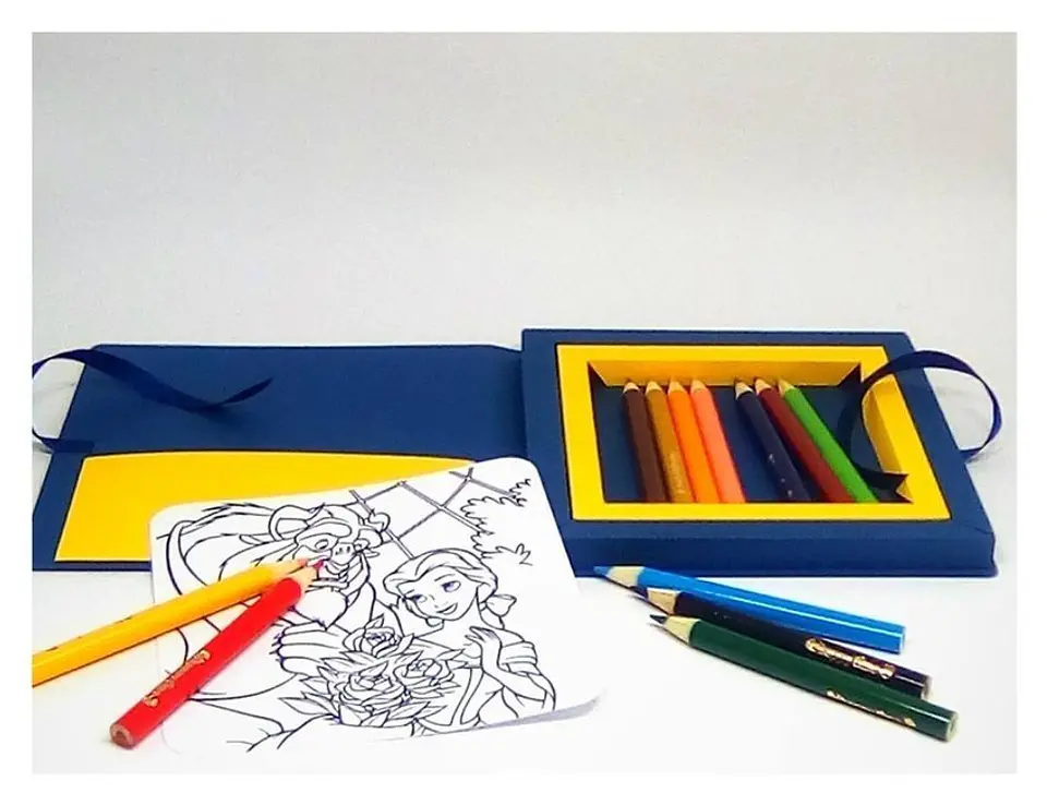 Arquivo de Corte Cx Diversão - Colorir Caixa Kit Colorir Dia das Crianças 1 1