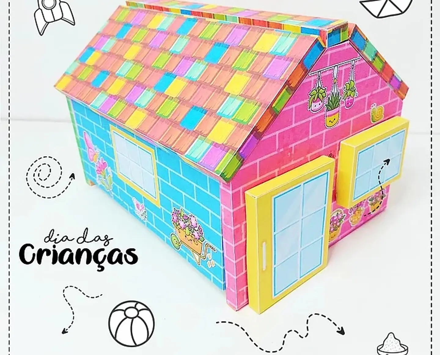 Arquivo de Corte Cx Casa Casilla Dia das Crianças 2 1
