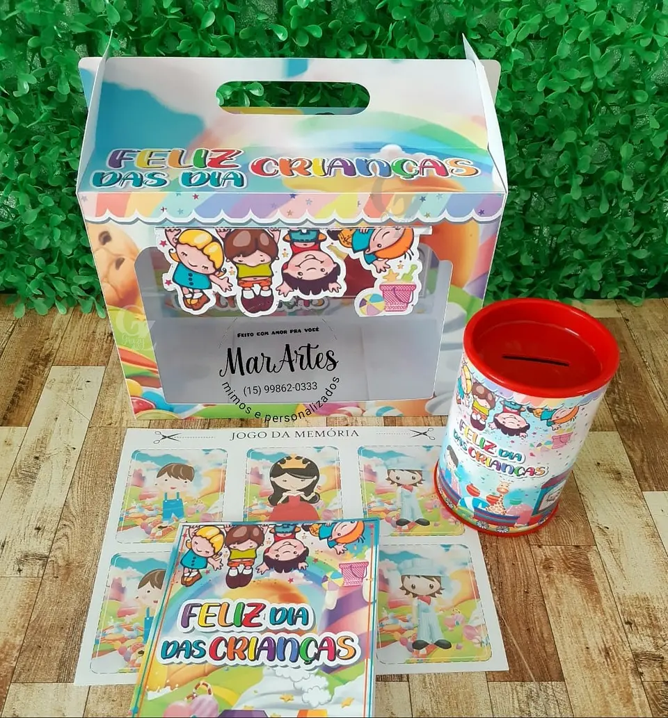Arquivo de Corte Cx Maleta Maleta Criança Dia das Crianças 2 1