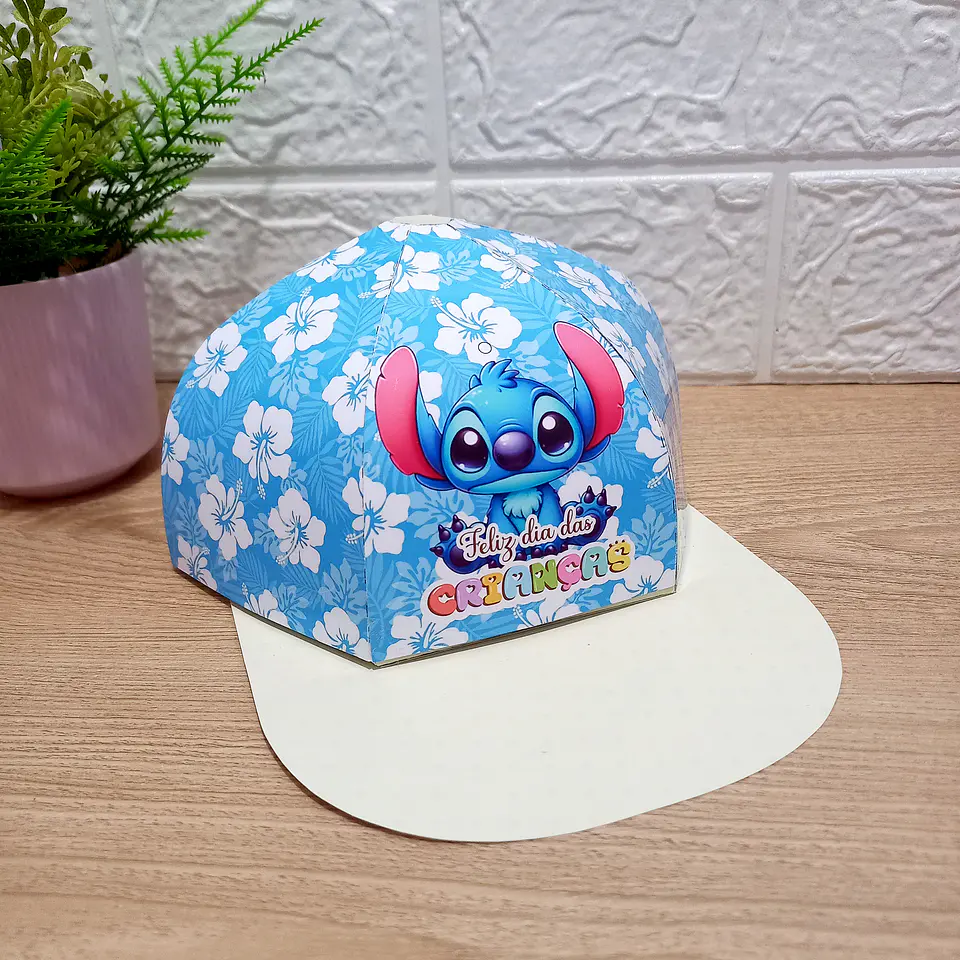 Arquivo de Corte Cx Multiuso Caixa Boné Stitch Dia das Crianças 35 1