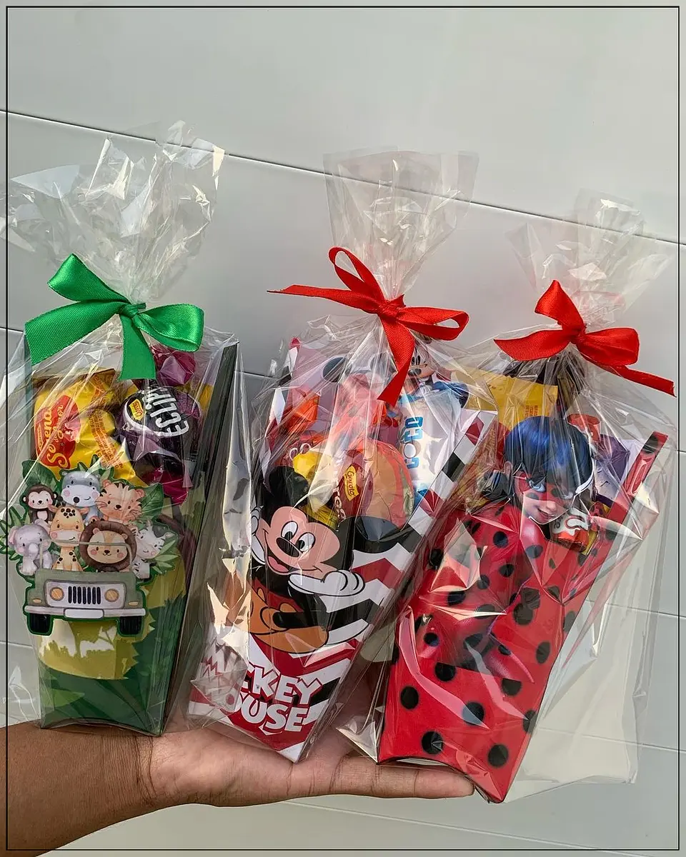 Arquivo de Corte Caixa Cone Cone Buquê Brenda Designer Dia das Crianças 1 1