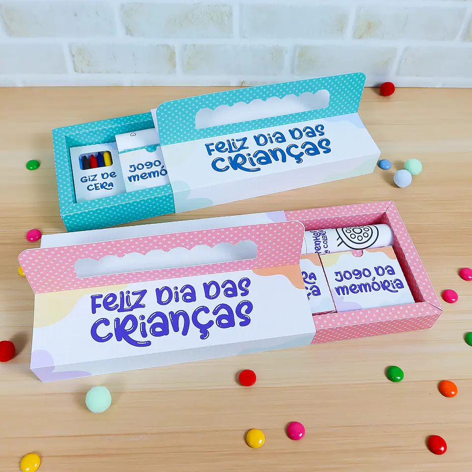 Arquivo de Corte Cx Diversão - Colorir Maleta Diversão Dia das Crianças 1 1