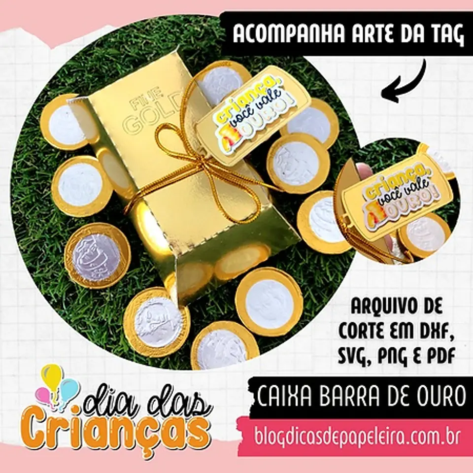 Arquivo de Corte Cx Multiuso Caixa Barra de Ouro Dia das Crianças 5 1