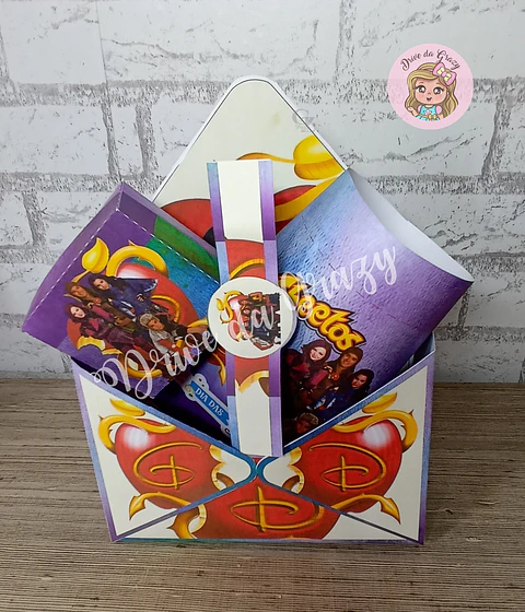 Arquivo de Corte Envelope Cx Envelope Descendentes Dia das Crianças 10
