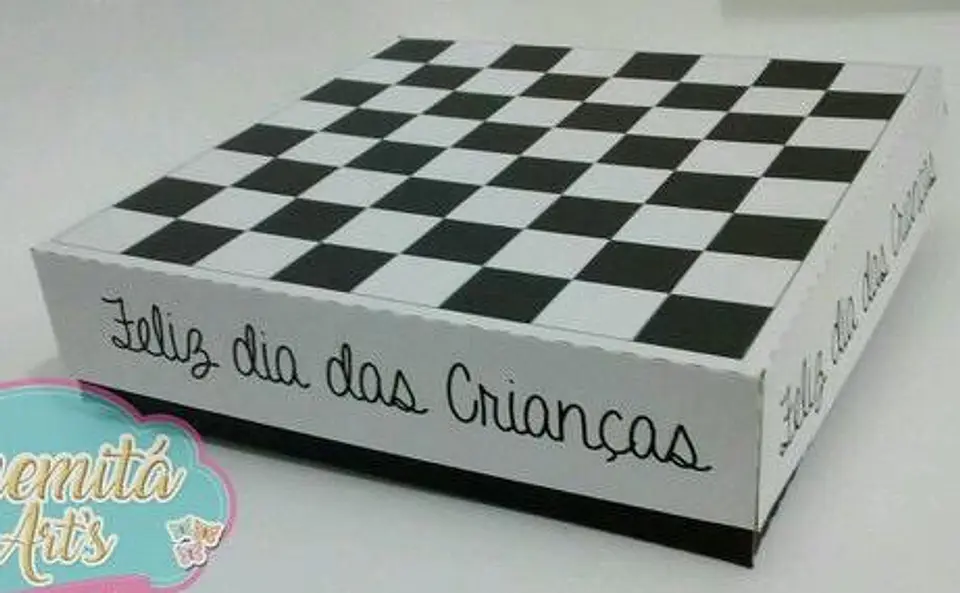 Arquivo de Corte Jogos Tabuleiro Damas Dia das Crianças 3 1