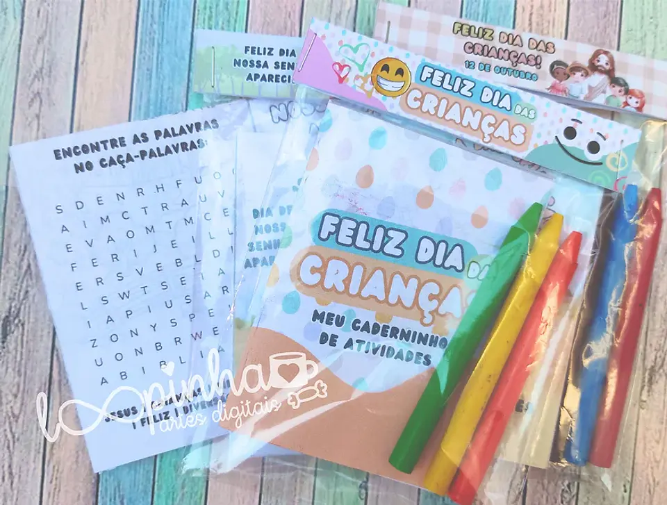 Arquivo de Corte Livrinho de Atividades Dia das Crianças 2 1