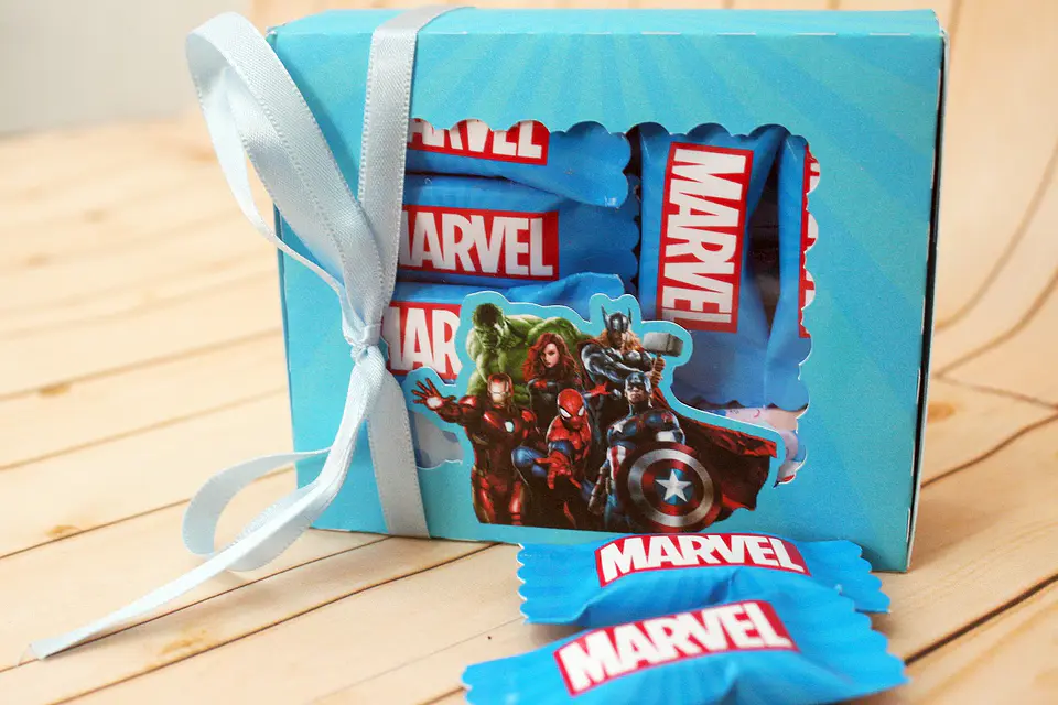 Arquivo de Corte Pirulitos Marvel Caixa e Pirulito Dia das Crianças 6 1