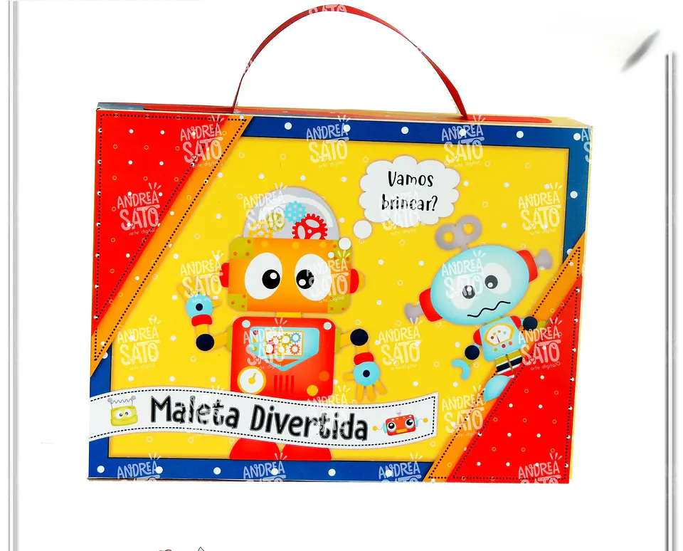 Arquivo de Corte Cx Diversão - Colorir Diversão – Robôs By Moleka Festeira Dia das Crianças 1 1