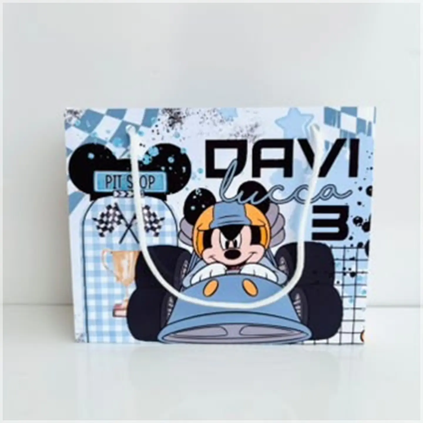 Arquivo de Corte Sacolinha Mickey Kart Corrida 106 1
