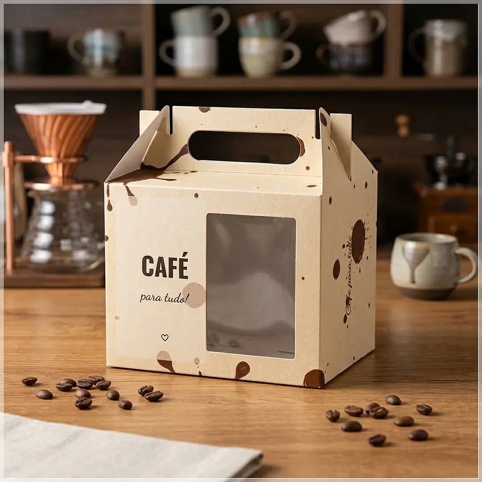 Arquivo de Corte Caixa Caneca Café 7 1