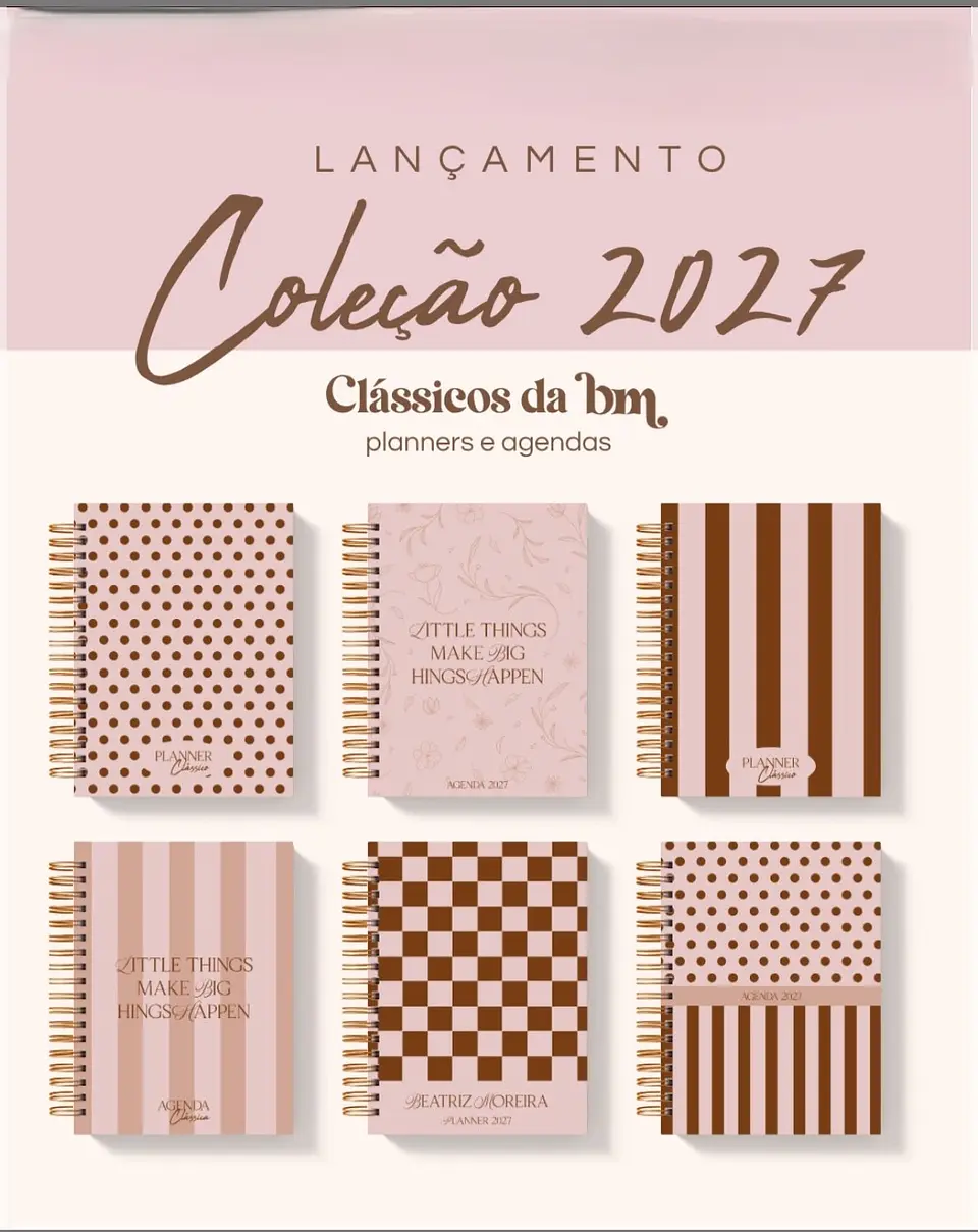 Encadernação - Coleção Agendas Planners Clássicos 27 1