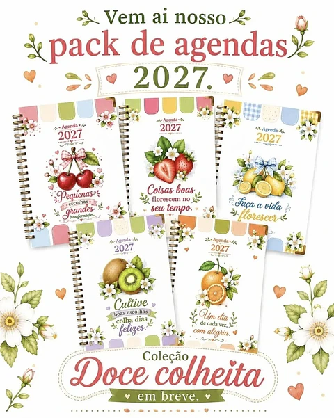 Encadernação - Agenda Doce Colheita 27