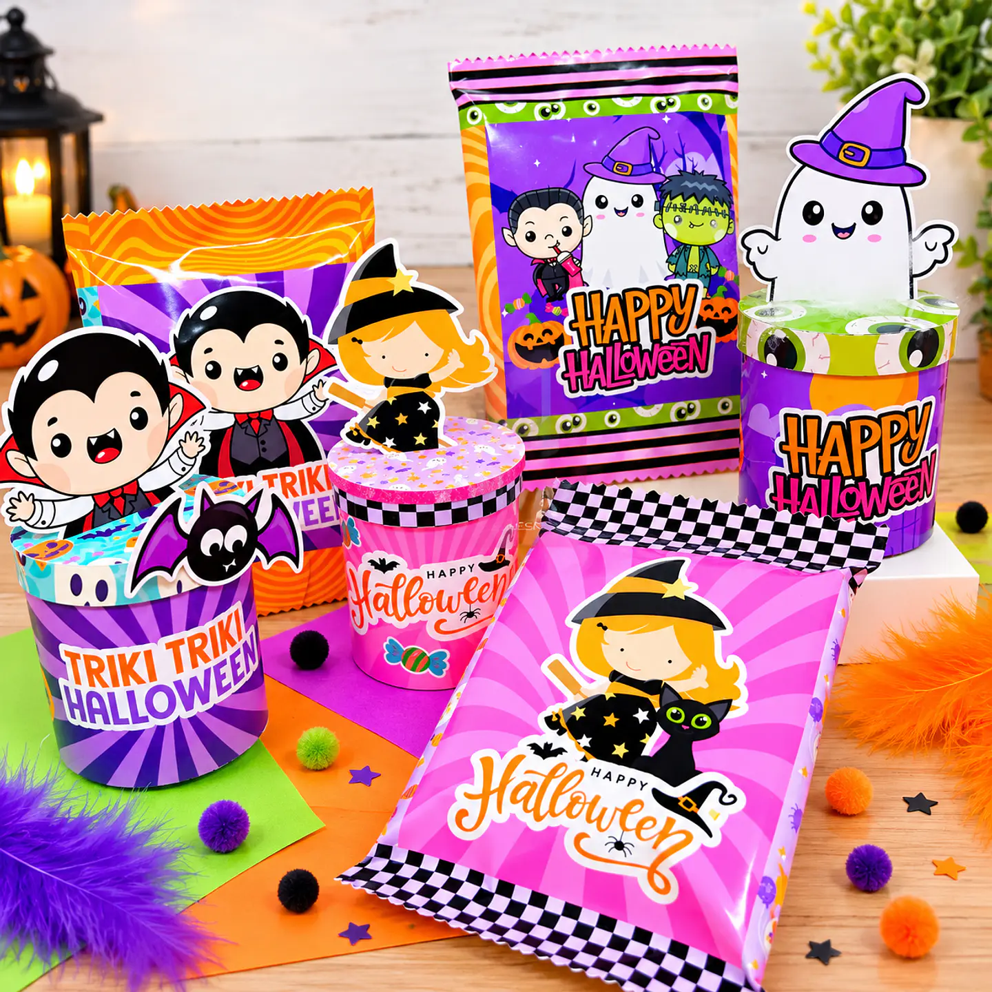 Arquivo de Corte Kit Combo Pringles e Salgadinho Halloween 1 1